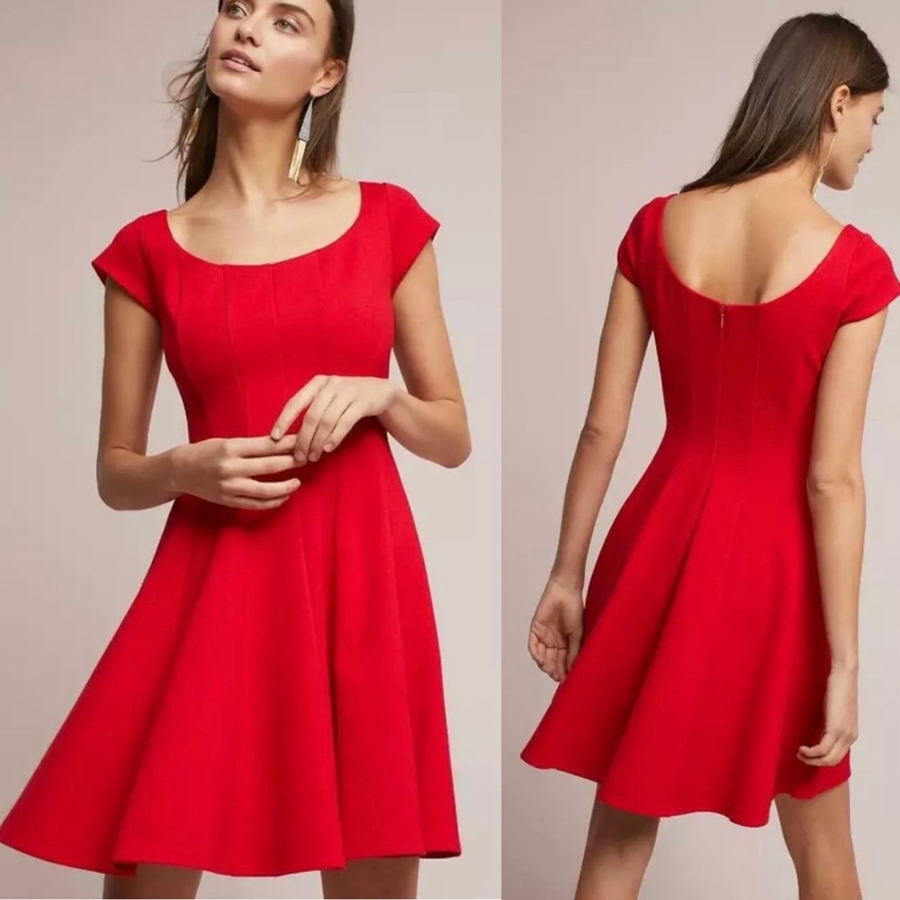 Anthropologie / Bailey 44 Red Party Dress Medium